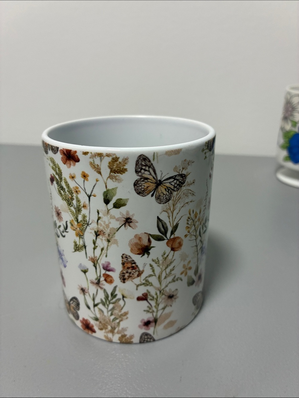 Floral Butterfly Planter Pot Home Decor